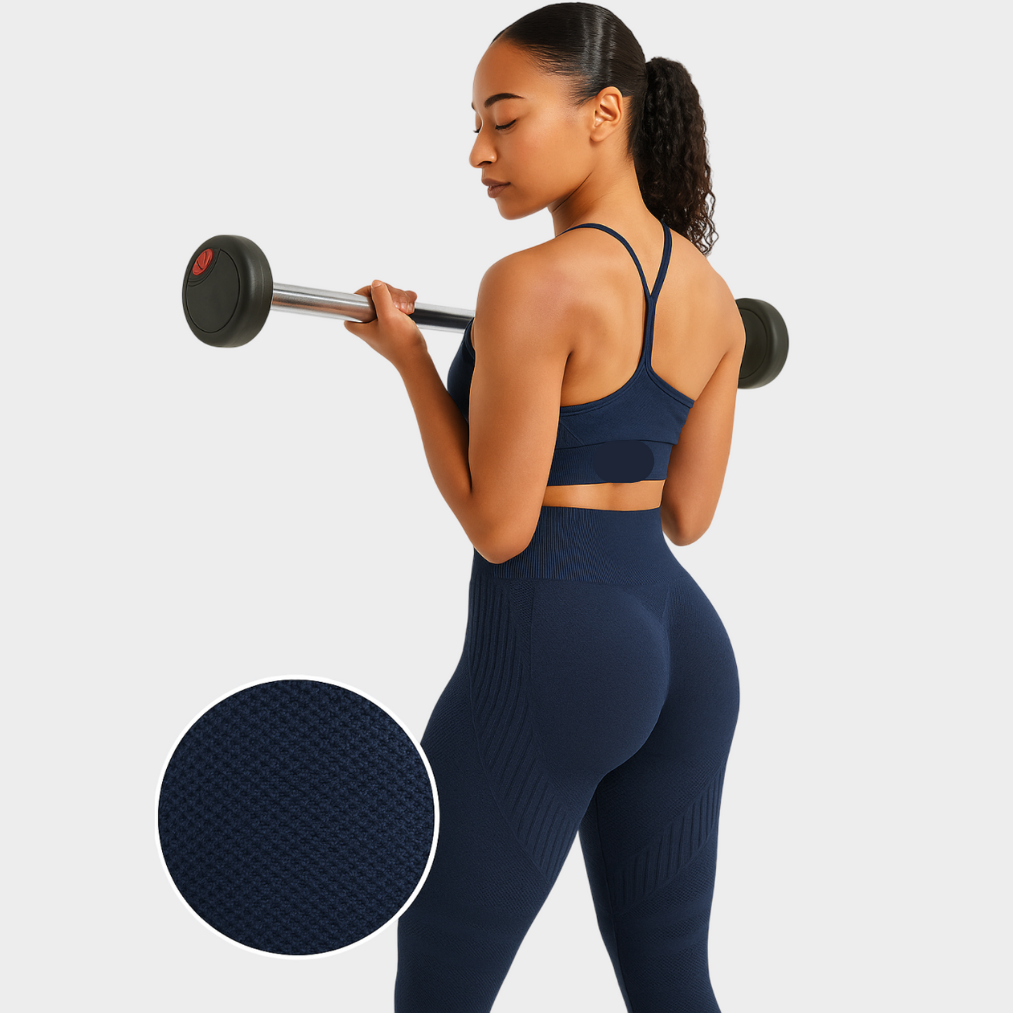 Leggings 3D skinnyGlow - bleu