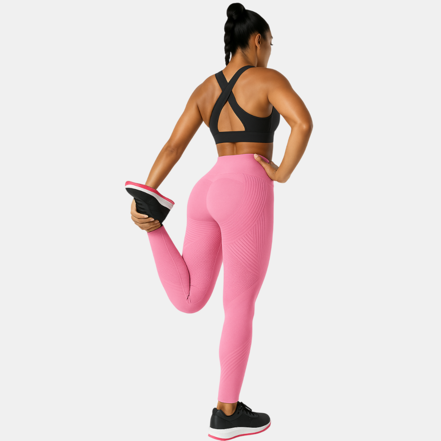 Leggings 3D skinnyGlow - Pink