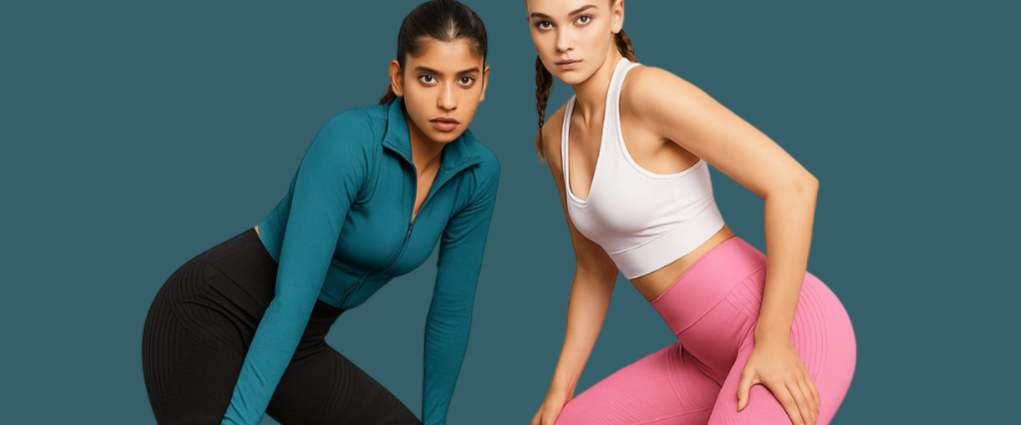 Leggings 3D skinnyGlow - Pink