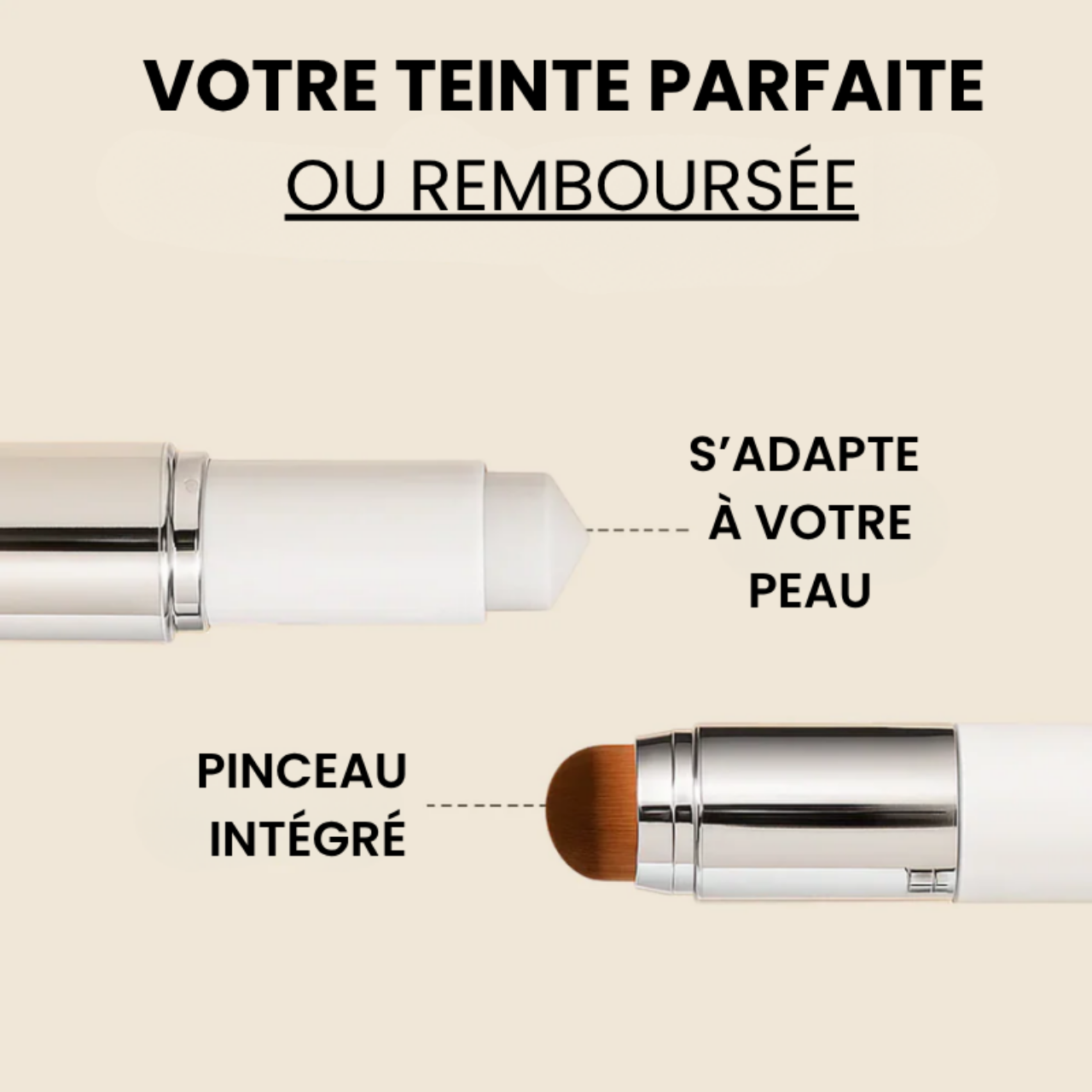 Fond de teint Intelligent avec pinceau intégré